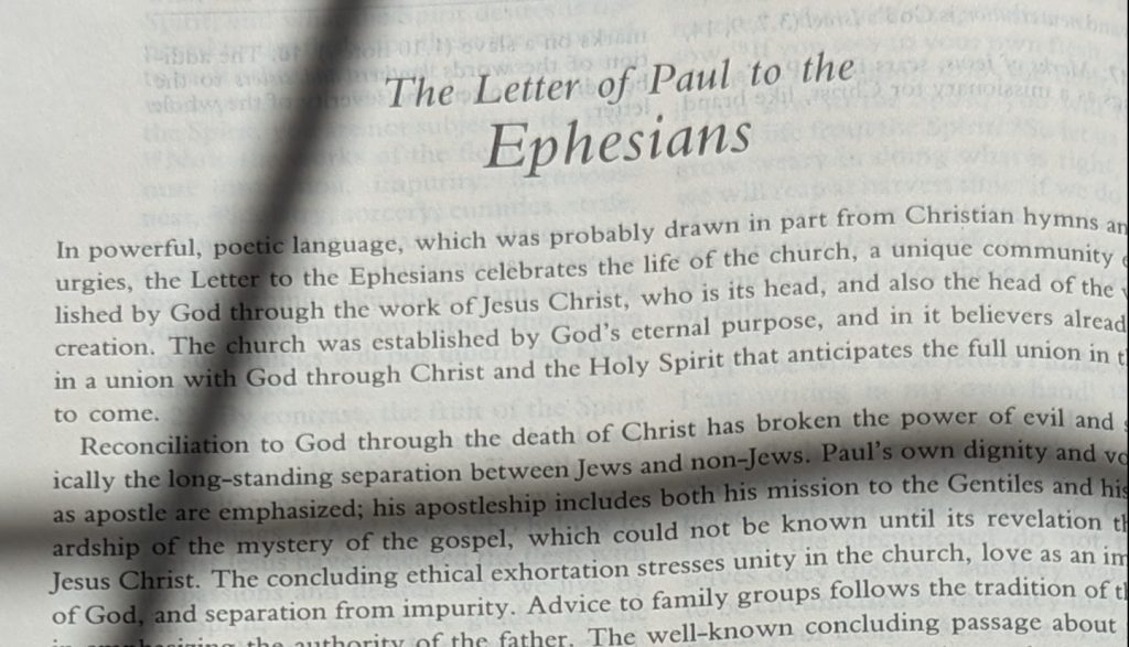 Paul’s prayer for the Ephesians